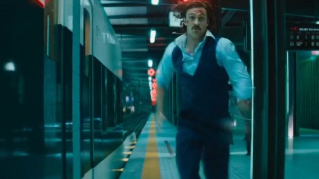 Man Chasing Train And Getting Inside